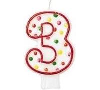 Nombre de bougies Polka Dots #3
