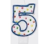Nombre de bougies Polka Dots #5