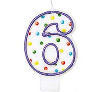 Nombre de bougies Polka Dots #6