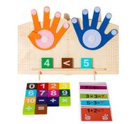 Nombre de jouets d'apprentissage : blocs de mathématiques pour les tout-petits, comptage pratique, kit d'éducation à la maison. Ensemble d'addition et de soustraction éducative, manipulations