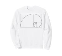 Nombre d'or de la séquence de Fibonacci en Spirale de Fibonacci Sweatshirt