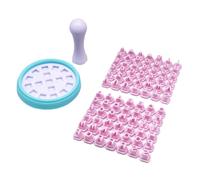 Nombres de lettres Moules Set Alphabet DIY Biscuit Biscuit Fondant Stamp SOAP Moule..