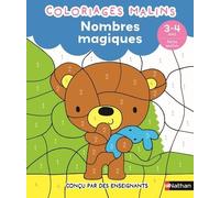 Nombres magiques PS - Coloriages malins - Catherine Serres - Nathan - broché - Scolaire / Universitaire
