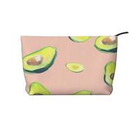 Nombreuses Images d'avocats imprimées,Trousse de Toilette en Velours côtelé, Trousse de Maquillage Portable pour Les Voyages