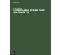 Nomenclator Amoris Oder Liebeswörter