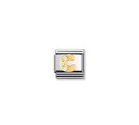 Nomination 030301/03 Charm Classic Gold lettre C zirconium