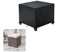 Nomiou Housse de Protection carrée imperméable et indéchirable en Tissu Oxford 600D avec Boucle et Bande réfléchissante, pour Meubles de Salle à Manger, Tables Basses, chaises…