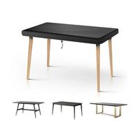 Nomiou Housses de table de jardin imperméables en tissu Oxford 600D pour table basse de bistrot, mahjong (180 x 100 x 15 cm)