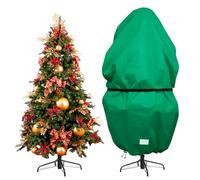 Nomiou Sac de Rangement pour Sapin de Noël,Housse de Transport pour Sapin de Noël,jusqu'à 4 ft Arbres de Noël et Autres décorations de Noël Vert