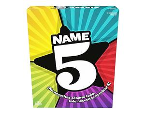 Nommez-en-5 - Version Espagnole - Jeux de société - A Partir de 12 Ans - Jouez en Famille Ou Entre Amis - A Vous De Trouver 5 Réponses Seul Ou en Equipe - A Partir de 2 Joueurs