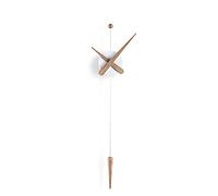 NOMON Horloge Murale Design, ø28 x 63 cm de Long, Pointe, Blanc, chêne, 28 cm x 63 cm, Design :