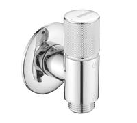 nomona Robinet d'angle G1/2" avec design ultra fin pour une utilisation dans des espaces confinés, montage mural, laiton chromé, pour lavabo de cuisine, mitigeur de toilettes