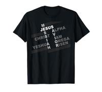 Noms bibliques de Jésus-Christ Yeshua Le Messie Chrétien T-Shirt