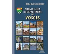 Noms de lieux du Département des Vosges [Paperback] [Paperback] [Paperback] [Paperback]