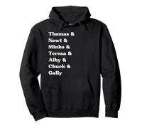 Noms de Personnages minimalistes The Maze Runner Fantasy Reader Sweat à Capuche