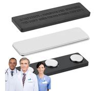 Noms Magnétiques: Support Magnétique Pour signalétique Pour, Boucle Durable Réutilisable | Porte Magnétique Pour, Clip Fort Avec Boucle Pour Femmes Hommes Uniformes Des Employés Cassett