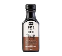 NOMU Fond de Bœuf Concentré Liquide - 200ml Prépare 6 Litres, Saveur Riche pour Plats Salés, Soupes, Ragoûts & Sauces - Sans Gluten
