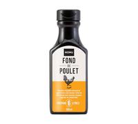 NOMU Fond de Volaille Concentré Liquide - 200ml Prépare 6 Litres, Saveur Riche pour Plats Salés, Soupes, Ragoûts & Sauces - Sans Gluten