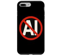 Non à l'opposition des adversaires Anti-Intelligence Artificielle IA Coque pour iPhone 7 Plus/8 Plus