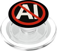 Non à l'opposition des adversaires Anti-Intelligence Artificielle IA PopSockets PopGrip pour MagSafe
