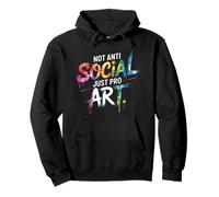 Non antisocial, juste des professeurs d'art professionnels introvertis et créatifs Sweat à Capuche