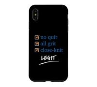 Non, arrête, Tout Le Cran... LÉGITIME. New York Pro Basketball Coque pour iPhone XS Max