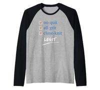Non, arrête, Tout Le Cran... LÉGITIME. New York Pro Basketball Manche Raglan