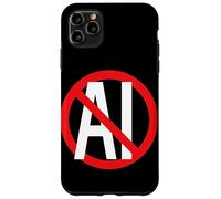 Non au Contenu généré par l'IA Anti Digital Age Stop AI Protest Coque pour iPhone 11 Pro Max