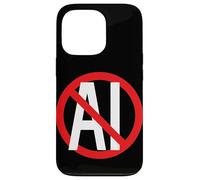 Non au Contenu généré par l'IA Anti Digital Age Stop AI Protest Coque pour iPhone 13 Pro