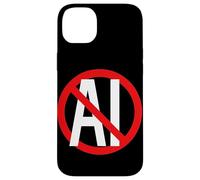 Non au Contenu généré par l'IA Anti Digital Age Stop AI Protest Coque pour iPhone 14 Plus