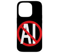 Non au Contenu généré par l'IA Anti Digital Age Stop AI Protest Coque pour iPhone 14 Pro