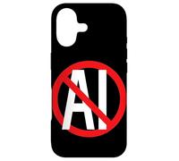 Non au Contenu généré par l'IA Anti Digital Age Stop AI Protest Coque pour iPhone 17