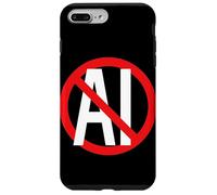 Non au Contenu généré par l'IA Anti Digital Age Stop AI Protest Coque pour iPhone 7 Plus/8 Plus