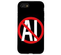 Non au Contenu généré par l'IA Anti Digital Age Stop AI Protest Coque pour iPhone SE (2020) / 7/8