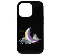 Non Binaire Lune Ce n'est Pas Une Phase Non Binaire Coque pour iPhone 13 Pro