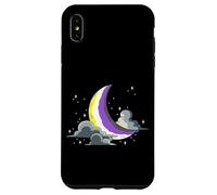 Non Binaire Lune Ce n'est Pas Une Phase Non Binaire Coque pour iPhone XS Max