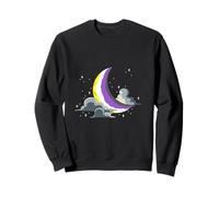 Non Binaire Lune Ce n'est Pas Une Phase Non Binaire Sweatshirt