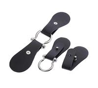 Non-brand 2 Paires Boutons Fermeture Attache de Boucle pour Manteau Jeans Accessoires de Couture DIY - Argent 15,8x3,2 cm