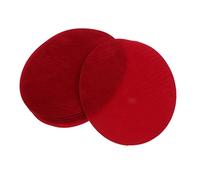 non-brand 6pcs Autocollant Thermocollant Auto-adhésif de Tissu Convient pour Couture Reparation de Vetement, Rouge