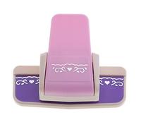 non-brand Sharplace Creative Perforatrice de Bordure pour Projets DIY Scrapbooking Création de Cartes, Rose
