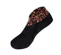 Non Chaussettes Léopard Chaud à la Maison Slip intérieur lit antidérapant Hiver Chaussettes thermales pour Femmes Contention Classe 3