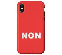 Non Coque pour iPhone X/XS