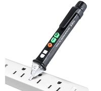 Non - Détecteur de tension - Testeur de circuit électrique, Live Wire Finder, AC Sensor Tool | Indicateur LED avec alarme sonore pour les contrôles électriques dans la sécurité domestique et