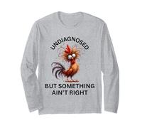 Non diagnostiqué Ain't Right Crazy Chicken and Squirrel Manche Longue