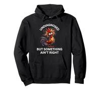Non diagnostiqué Ain't Right Crazy Chicken and Squirrel Sweat à Capuche