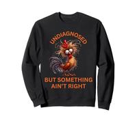 Non diagnostiqué Ain't Right Crazy Chicken and Squirrel Sweatshirt