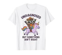 Non diagnostiqué mais Quelque Chose ne va Pas, mème drôle de Raton Laveur T-Shirt