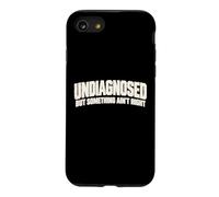 Non diagnostiqué mais Quelque Chose ne va Pas, mème Sarcastique et drôle Coque pour iPhone SE (2020) / 7/8