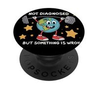 Non diagnostiqué, mais Quelque Chose ne va Pas sur la santé mentale de la Terre PopSockets PopGrip Adhésif