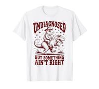 Non diagnostiqué mais quelque chose n'est pas correct Capybara et dinosaure T-Shirt